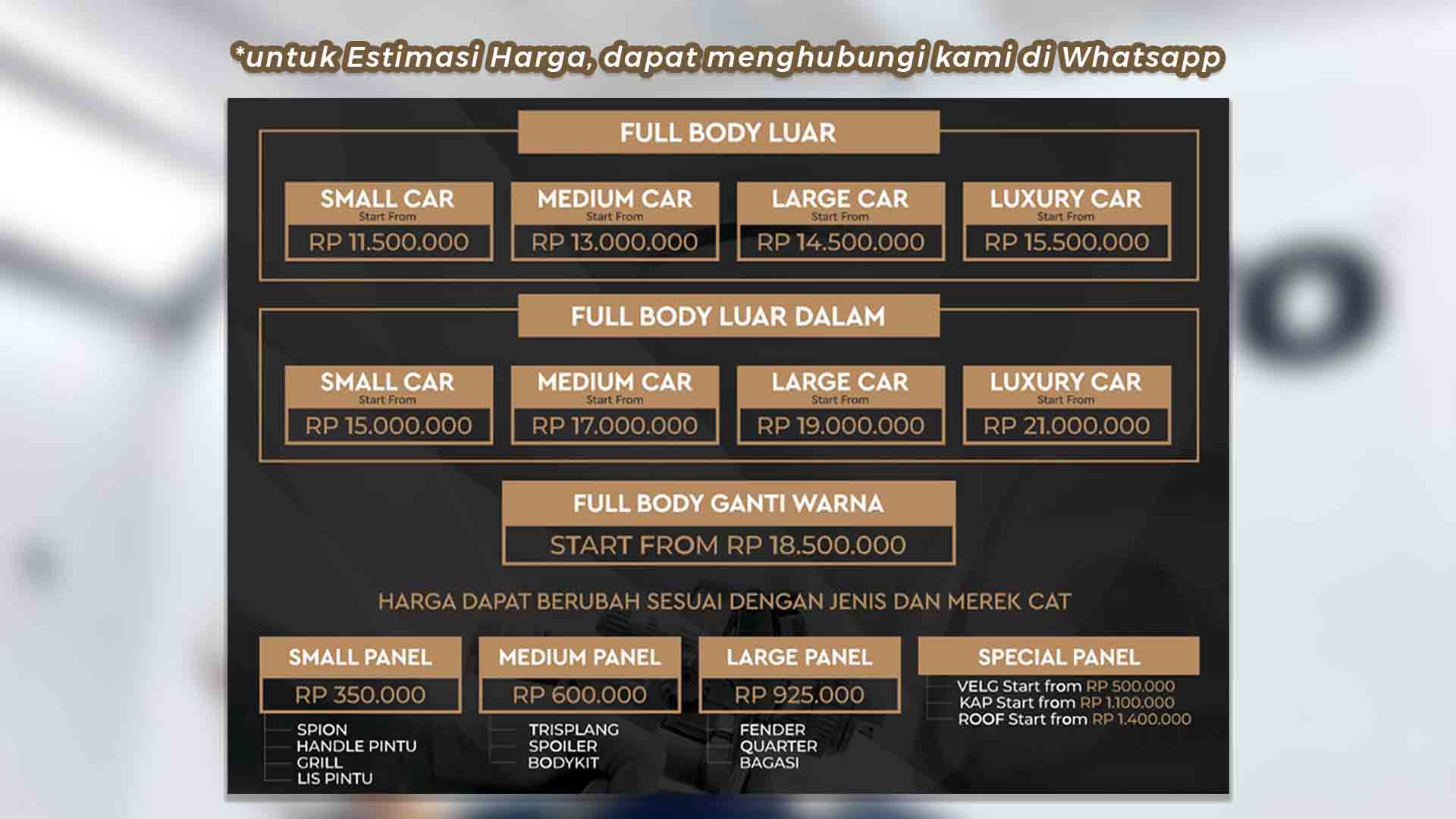 Price List Scuto Paint 2025